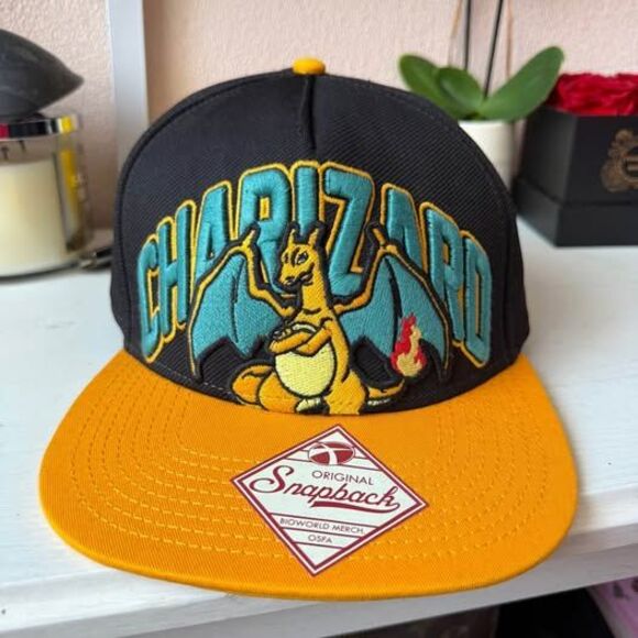 Pokemon Other - Pokémon Charizard Embroidered SnapBack Hat Pokemon